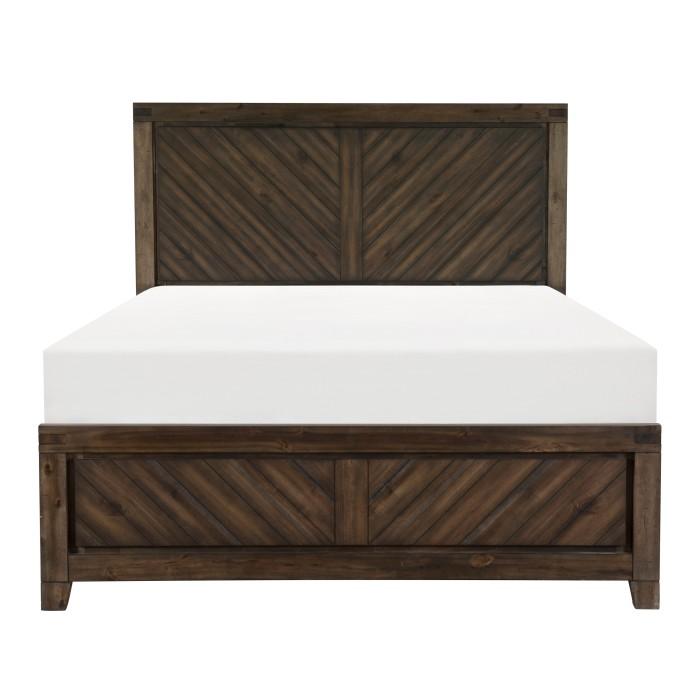 Homelegance Parnell King Panel Bed in Rustic Cherry 1648K-1EK* image