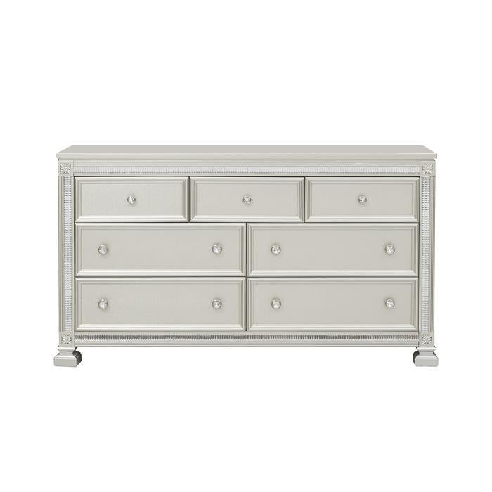 Bevelle 7 Drawer Dresser in Silver 1958-5 image