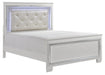 Allura Queen Panel Bed in White 1916W-1* - Red Gate Home Furnishings (Ball Ground, GA)