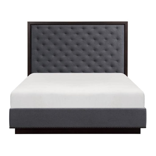 Larchmont King Upholstered Platform Bed in Charcoal 5424K-1EK* image