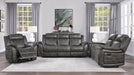 Centeroak Double Reclining Sofa in Gray 9479BRG-3 - Red Gate Home Furnishings (Ball Ground, GA)