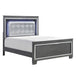 Allura Queen Panel Bed in Gray 1916GY-1* - Red Gate Home Furnishings (Ball Ground, GA)