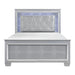 Allura Queen Panel Bed in Silver 1916-1* - Red Gate Home Furnishings (Ball Ground, GA)