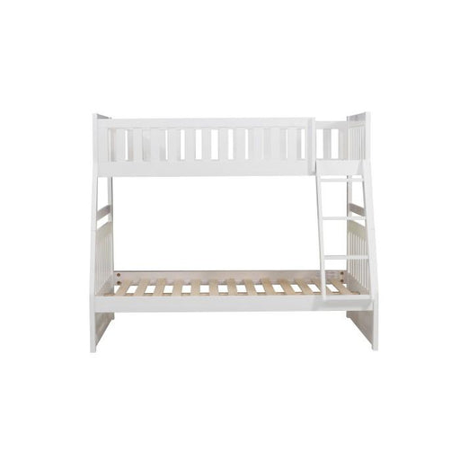 Homelegance Galen Twin/Full Bunk Bed w/ Storage Boxes in White B2053TFW-1*T image