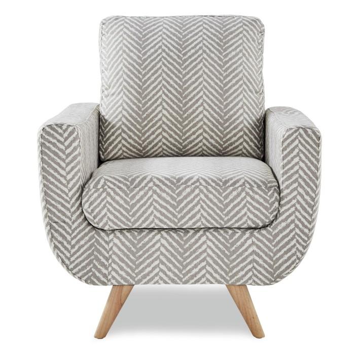 Homelegance Furniture Deryn Accent Chair in Gray 8327GY-1S image