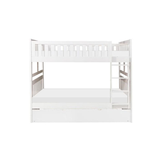 Homelegance Galen Full/Full Bunk Bed w/ Twin Trundle in White B2053FFW-1*R image