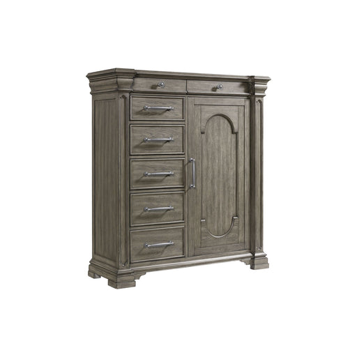Kings Court 1 Door and 7-Drawer Chest in Grey - Red Gate Home Furnishings (Ball Ground, GA)