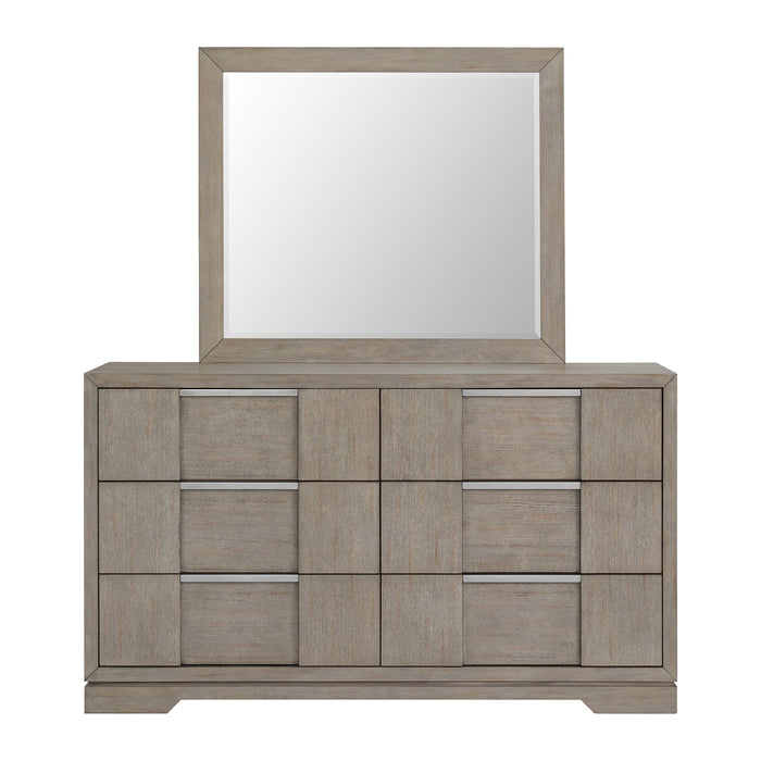 Kelis Dresser and Mirror Set in Grey