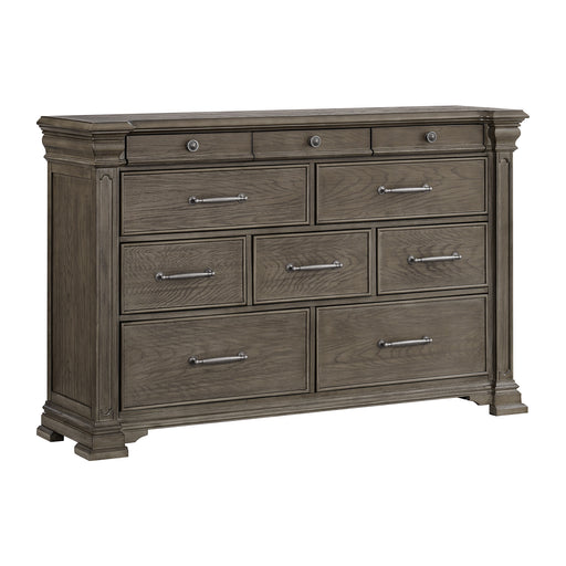 Kings Court 10-Drawer Dresser in Grey - Red Gate Home Furnishings (Ball Ground, GA)