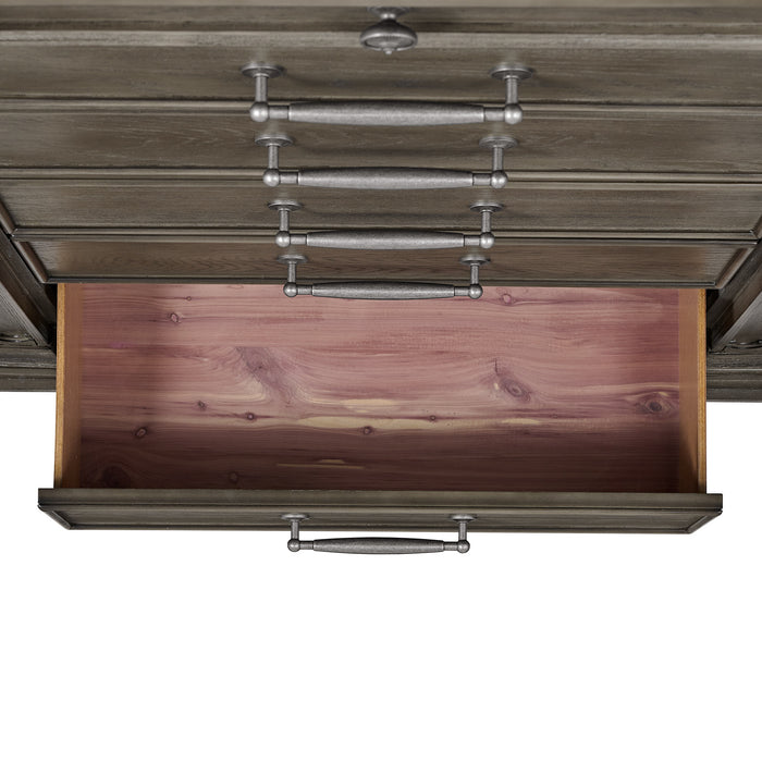 Kings Court 6-Drawer Chest in Grey