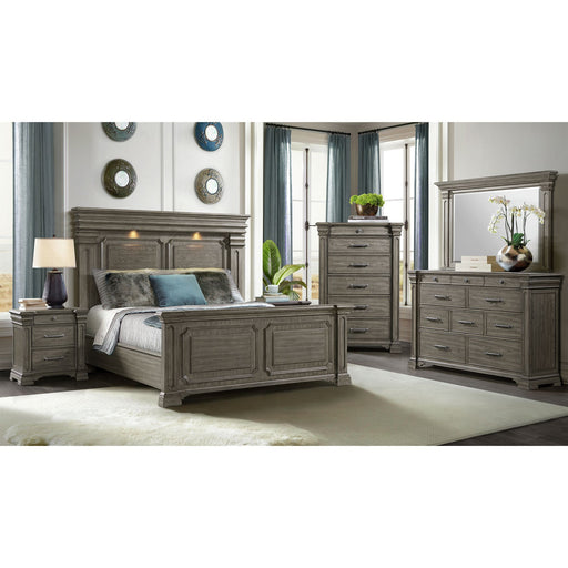 Kings Court 10-Drawer Dresser in Grey - Red Gate Home Furnishings (Ball Ground, GA)