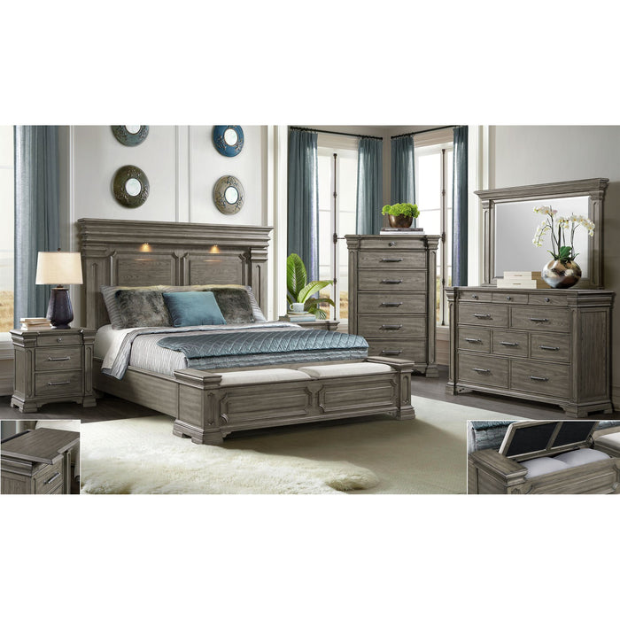 Kings Court Storage Bedroom Set