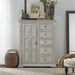 Liberty Furniture Big Valley Door Chest in Whitestone image