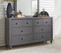 Liberty Furniture Cottage View Drawer Dresser in Dark Gray image