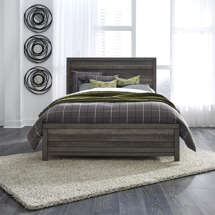 Liberty Furniture Tanners Creek Full Panel Bed in Greystone image