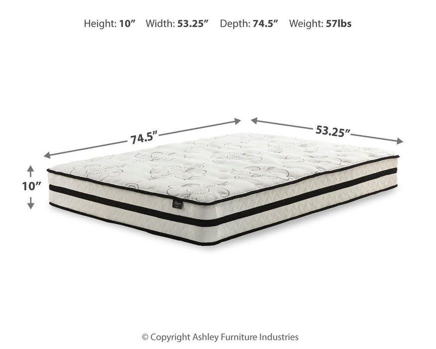 Chime 10 Inch Hybrid Mattress in a Box - Red Gate Home Furnishings (Ball Ground, GA)