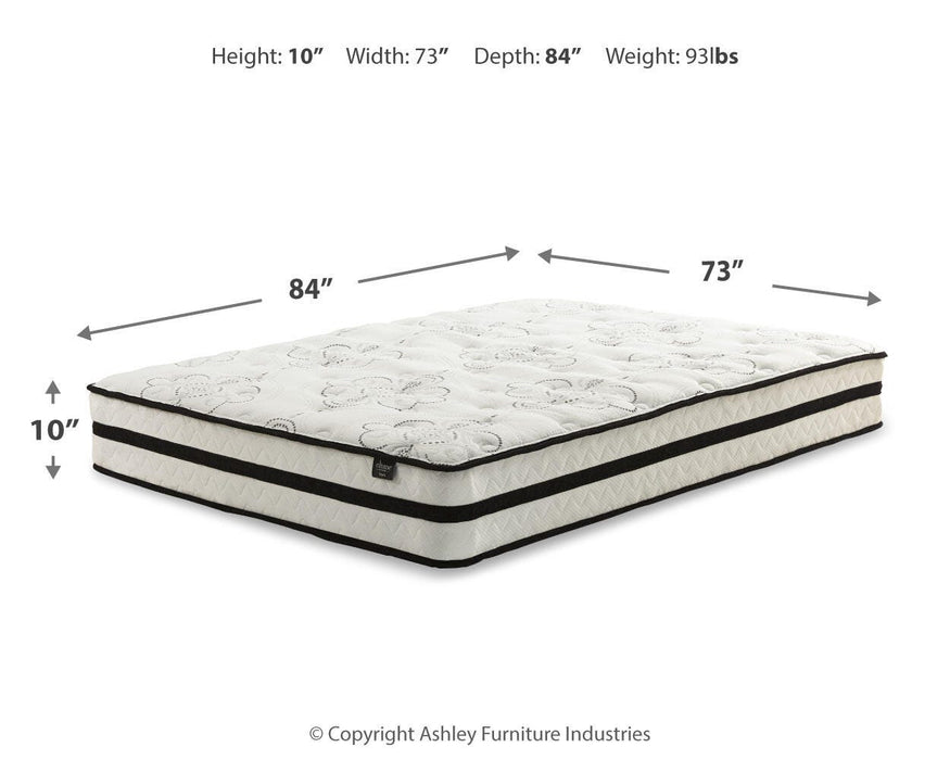 Chime 10 Inch Hybrid Mattress Package - Red Gate Home Furnishings (Ball Ground, GA)