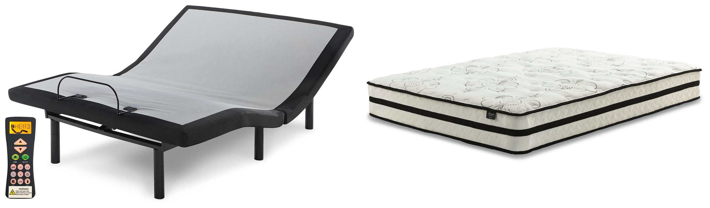 Chime 10 Inch Hybrid Mattress Package - Red Gate Home Furnishings (Ball Ground, GA)