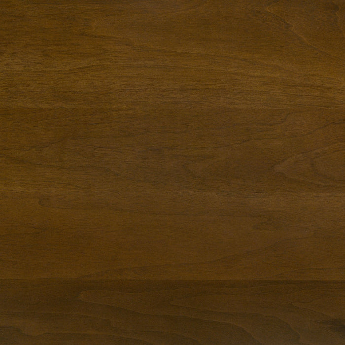 Malibu Bench with Grey Fabric in Walnut
