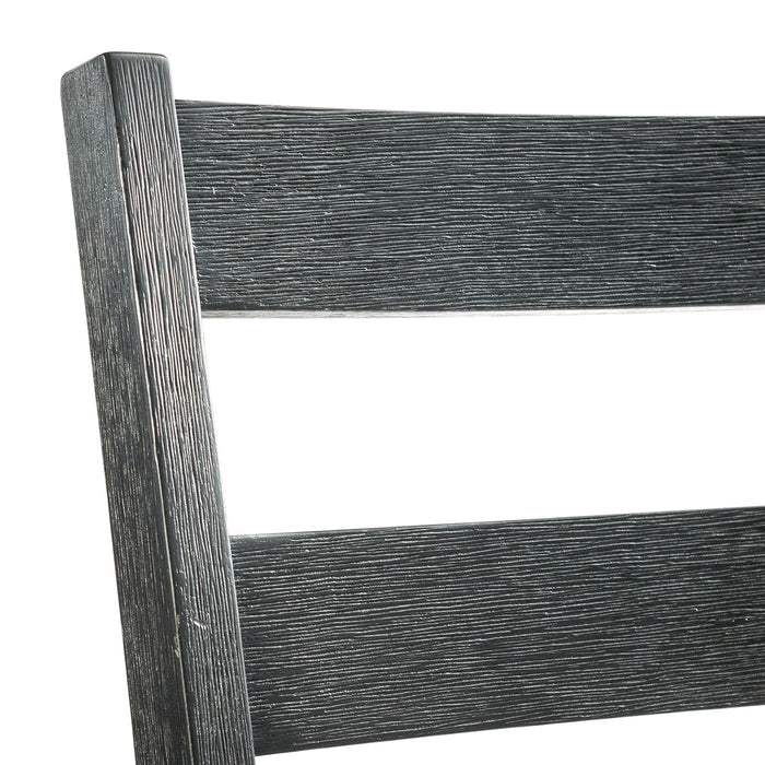 Martin 3 pc Drop Leaf Dining Set (Black Base)