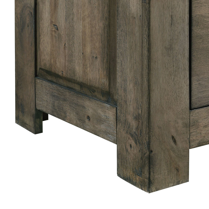 Maverick Nightstand w/USB Grey