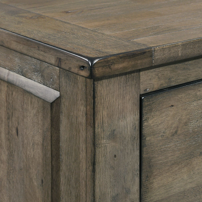 Maverick Nightstand w/USB Grey