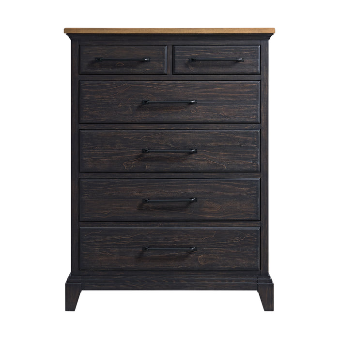 Montrose Chest in Espresso & Brown