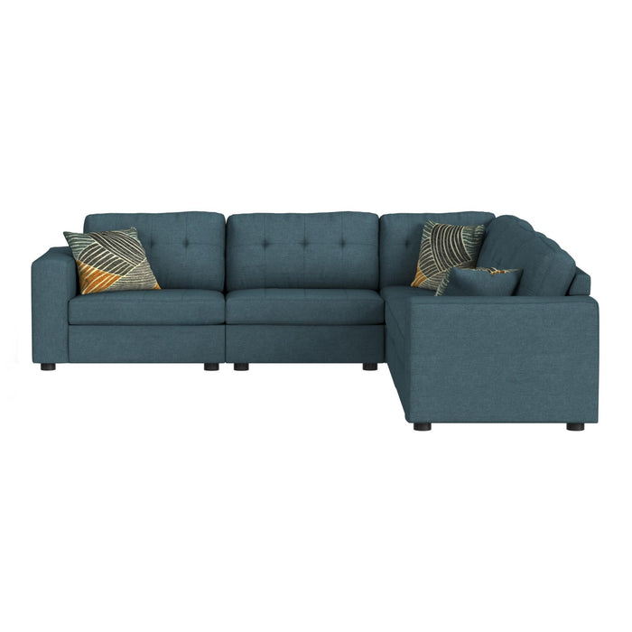 Options One Corner in Palmer Plus Teal with 1 Pillow 20"ÔøΩ