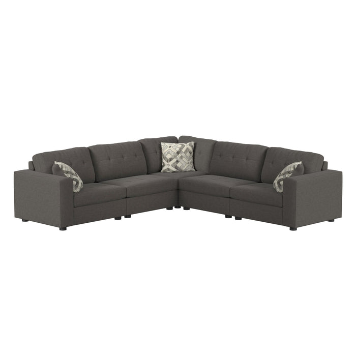 Options One Armless Chair in Palmer Plus Ash