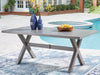 Half Moon Beach Outdoor Dining Table - Red Gate Home Furnishings (Ball Ground, GA)