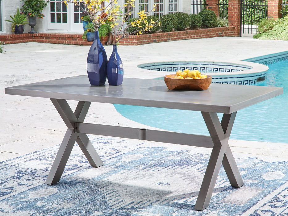 Half Moon Beach Outdoor Dining Table - Red Gate Home Furnishings (Ball Ground, GA)
