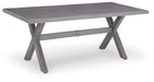 Half Moon Beach Outdoor Dining Table - Red Gate Home Furnishings (Ball Ground, GA)