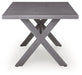 Half Moon Beach Outdoor Dining Table - Red Gate Home Furnishings (Ball Ground, GA)