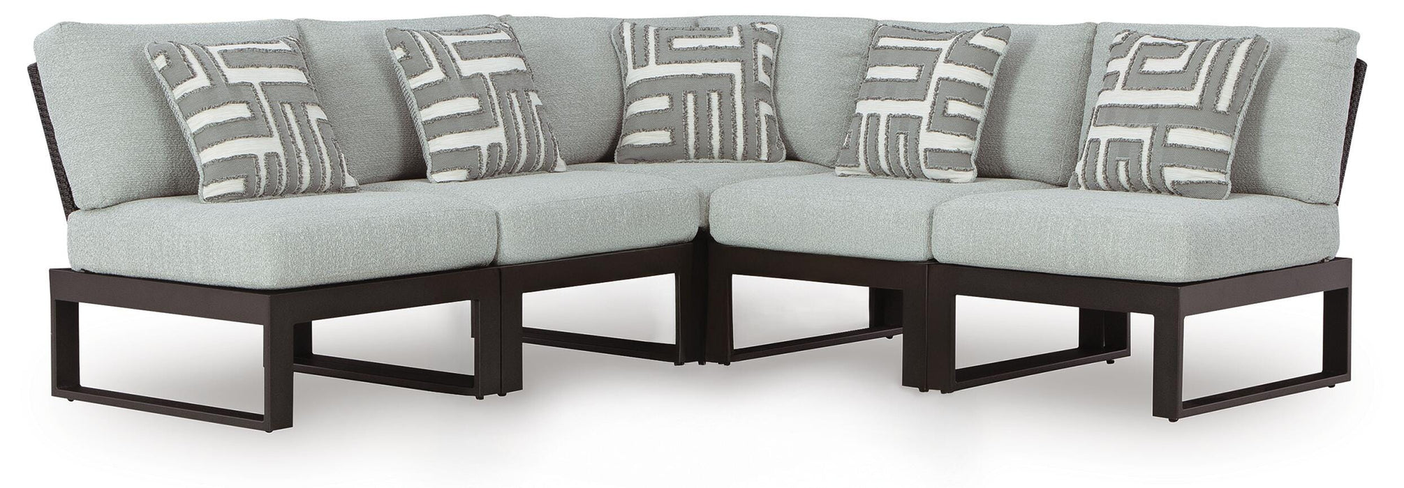 Beachloft Outdoor Sectional - Red Gate Home Furnishings (Ball Ground, GA)