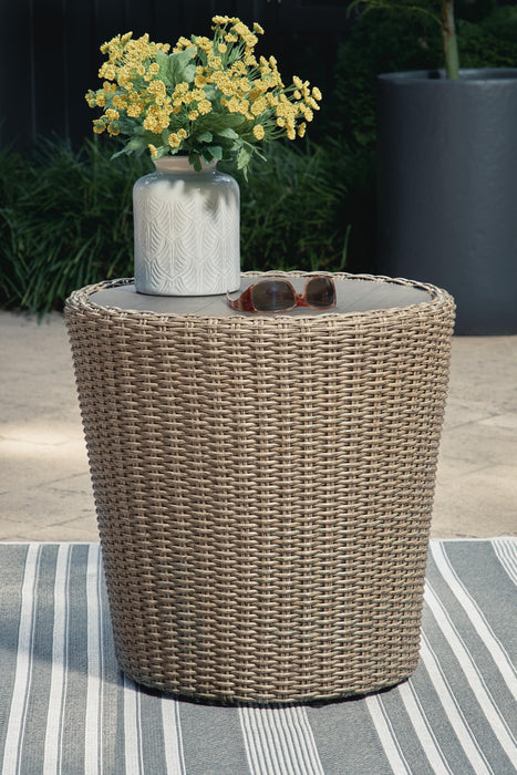 Danson Outdoor End Table - Red Gate Home Furnishings (Ball Ground, GA)