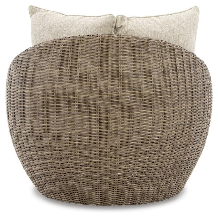 Danson Swivel Lounge with Cushion (Set of 2) - Red Gate Home Furnishings (Ball Ground, GA)