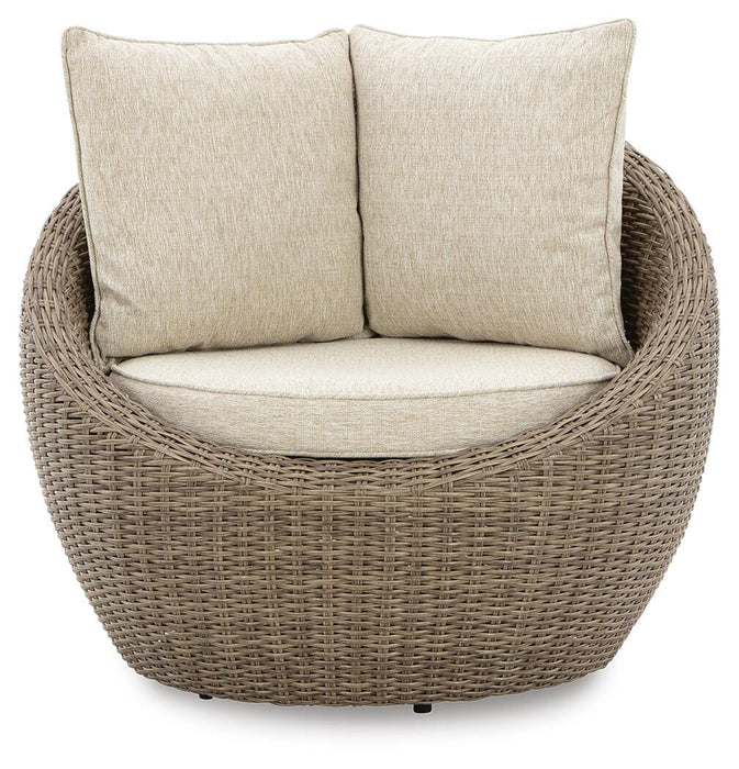 Danson Swivel Lounge with Cushion (Set of 2) - Red Gate Home Furnishings (Ball Ground, GA)