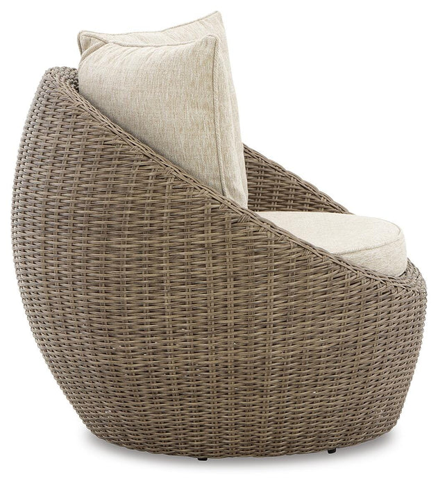 Danson Swivel Lounge with Cushion (Set of 2) - Red Gate Home Furnishings (Ball Ground, GA)