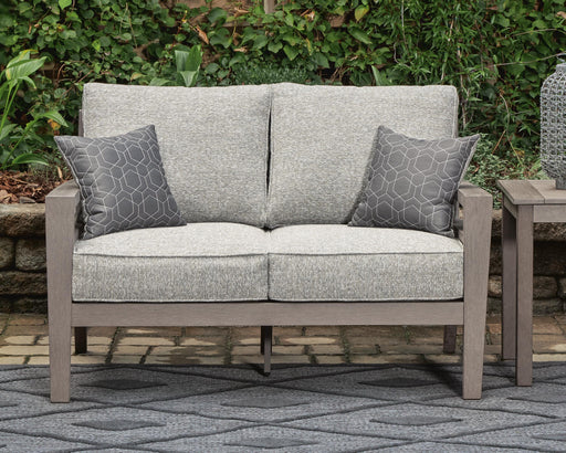 Hillside Barn Outdoor Loveseat with Cushion - Red Gate Home Furnishings (Ball Ground, GA)