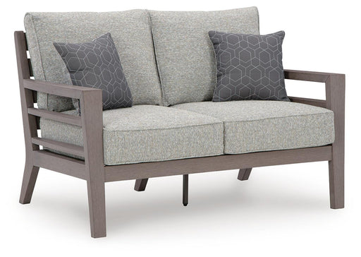 Hillside Barn Outdoor Loveseat with Cushion - Red Gate Home Furnishings (Ball Ground, GA)