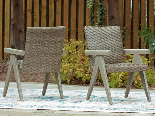 Cliff Trails Outdoor Arm Chair (Set of 2) - Red Gate Home Furnishings (Ball Ground, GA)