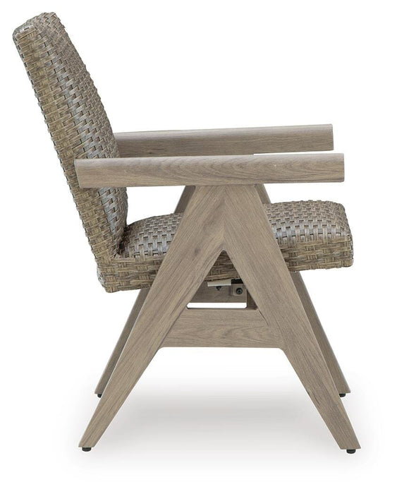 Cliff Trails Outdoor Rocking Arm Chair (Set of 2) - Red Gate Home Furnishings (Ball Ground, GA)