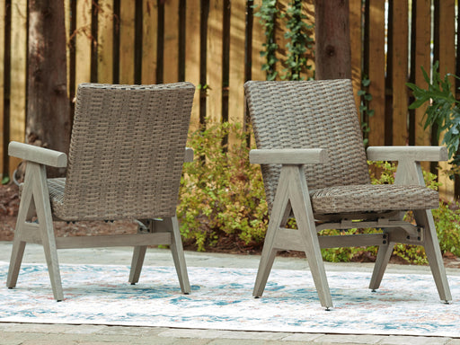 Cliff Trails Outdoor Rocking Arm Chair (Set of 2) - Red Gate Home Furnishings (Ball Ground, GA)