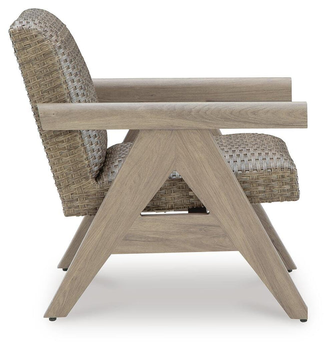 Cliff Trails Outdoor Rocking Lounge Chair - Red Gate Home Furnishings (Ball Ground, GA)