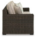 Coastline Bay Outdoor Loveseat with Cushion - Red Gate Home Furnishings (Ball Ground, GA)