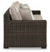 Coastline Bay Outdoor Sofa with Cushion - Red Gate Home Furnishings (Ball Ground, GA)