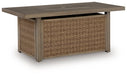 Laguna Heights Outdoor Fire Pit Table - Red Gate Home Furnishings (Ball Ground, GA)