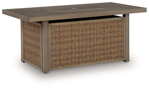 Laguna Heights Outdoor Fire Pit Table - Red Gate Home Furnishings (Ball Ground, GA)