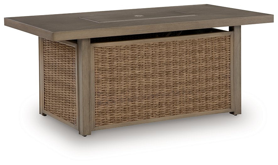 Laguna Heights Outdoor Fire Pit Table - Red Gate Home Furnishings (Ball Ground, GA)