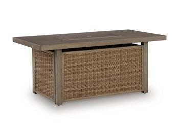 Laguna Heights Outdoor Fire Pit Table - Red Gate Home Furnishings (Ball Ground, GA)